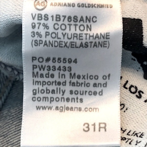 “NEW” AG Adriano Goldschmied Alexxis 360° Slim High-Rise Vintage Fit - Picture 8 of 8